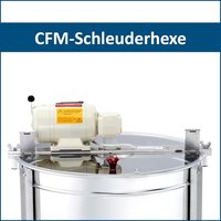 CFM-Schleuderhexe (zum Nachrüsten/als Ersatz)   Motor - SchleuderHexe  mit  Sicherheitseinrichtung / FRITZ  für 50 cm Kessel-Durchmesser / starker 110 Watt Motor 230 V.