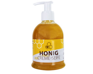 Honig Creme-Seife  / Seifenspender  250 ml  /   flüssige  Honigseife  direkt im Spender !
